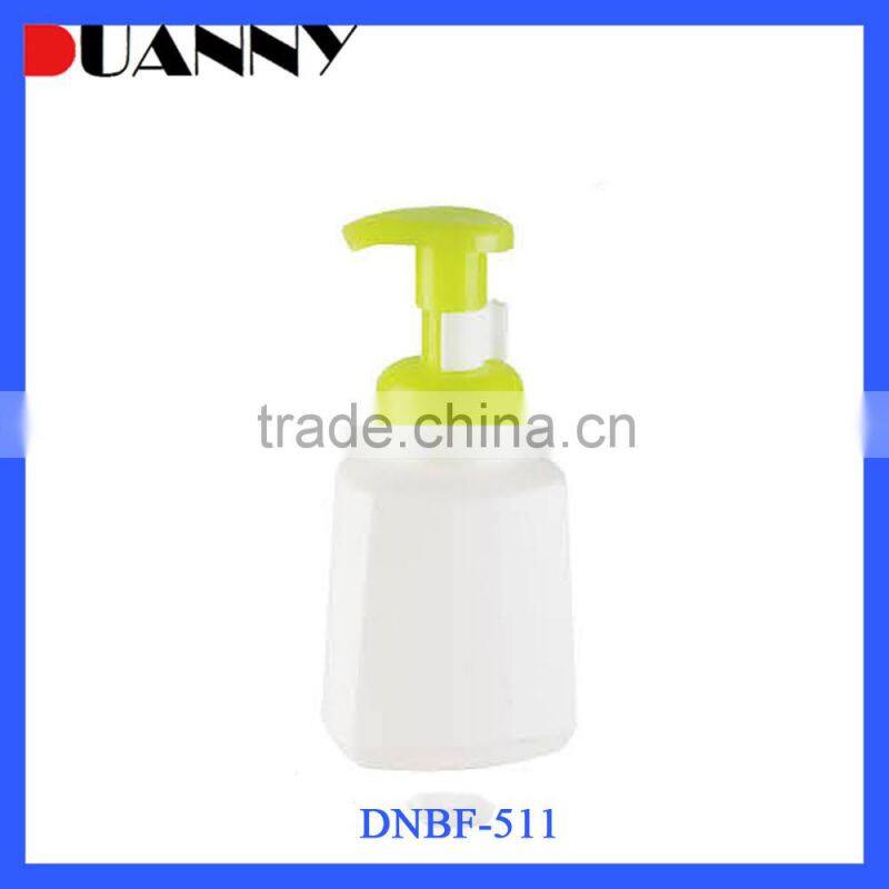 Good Design Hotsale Cylinder Cosmetic Plastic Bottle With Foam Pump