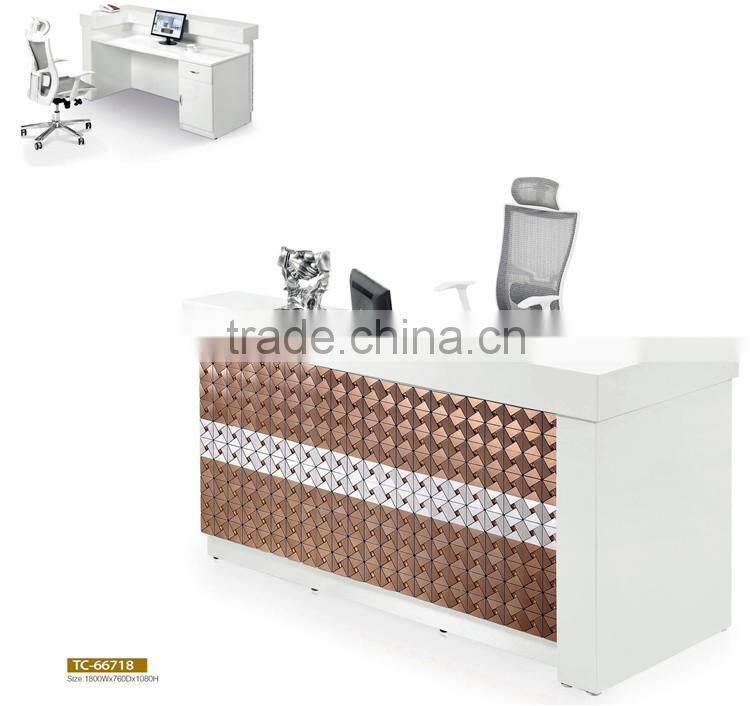 Chinese manufacturer modern reception desk TC-66718