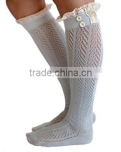 Black Friday color Button down Leg warmers lace boot cuff socks legwarmers womens knit leggings at stock