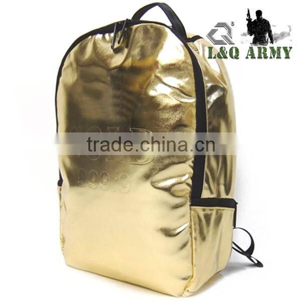 Golden Sublimation Backpack Laptop Backpack Bag