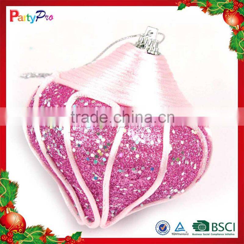 Partypro 2015 New Designs Various Shape Colorful Big Plastic Christmas Ball