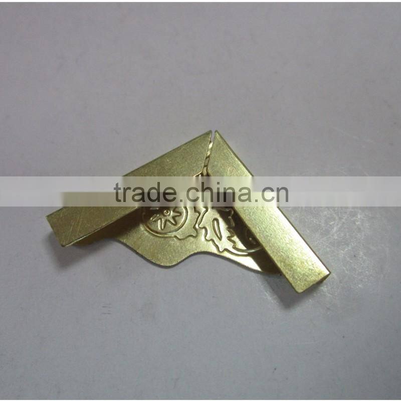 Cheap small fancy metal book corner for diary