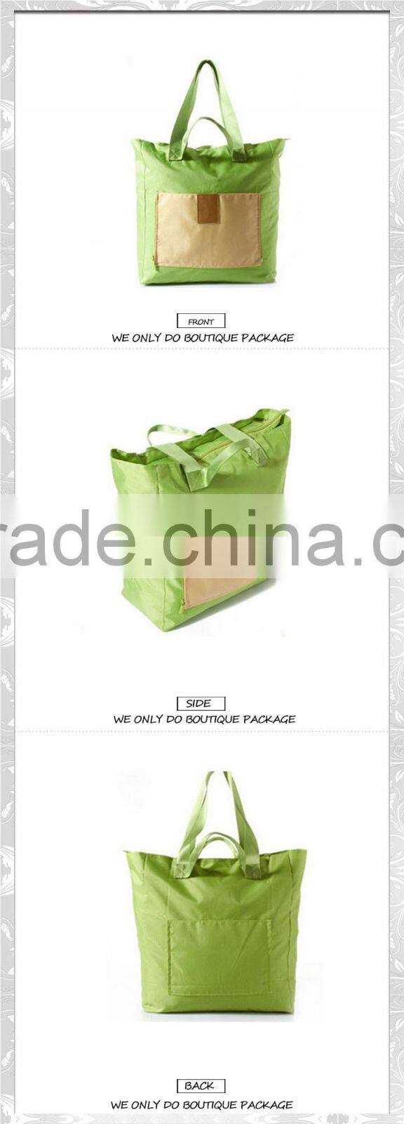 Nylon cheap shopping bag foldable reusable
