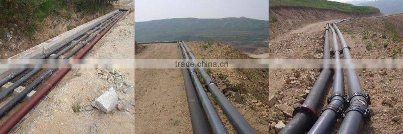 underground drainage nylon and steel composited pipes for sewage and water