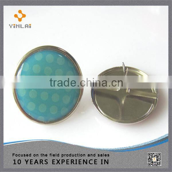 Metal decorative epoxy craft brads