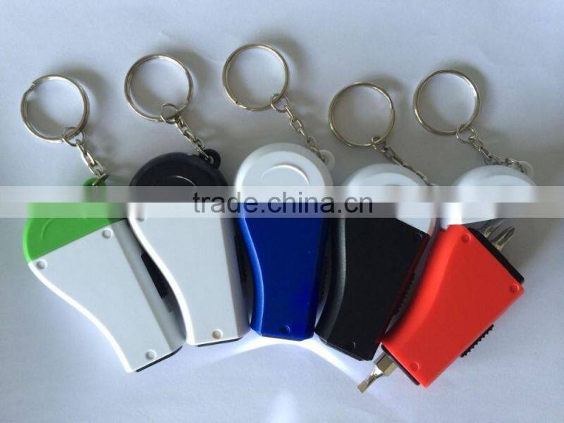 2016 new design promotional cheap and useful mini screwdriver set with LED light