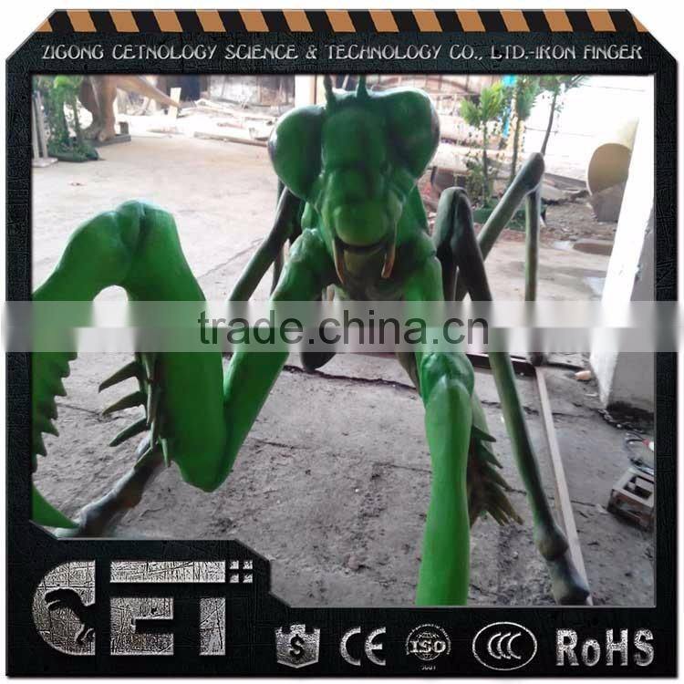 animatronic animal insects robotic insects Mantis insect replicas for park