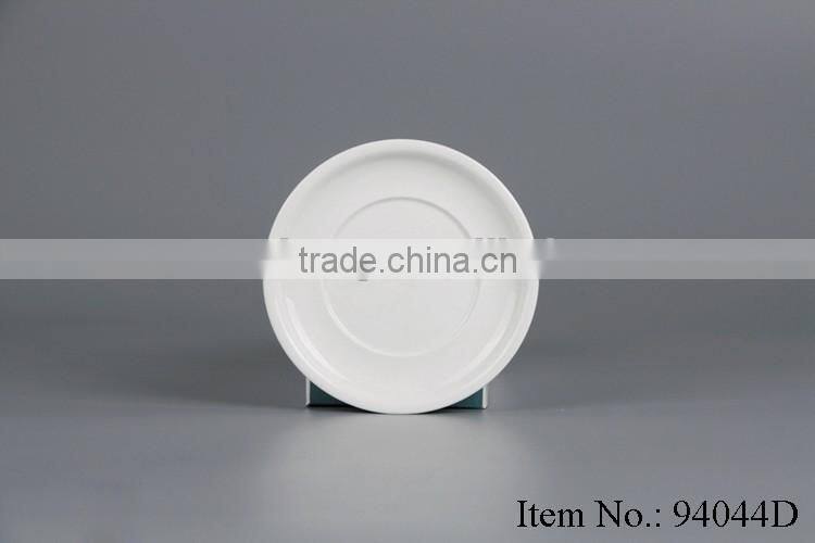restaurant white round fine China ceramic ashtray