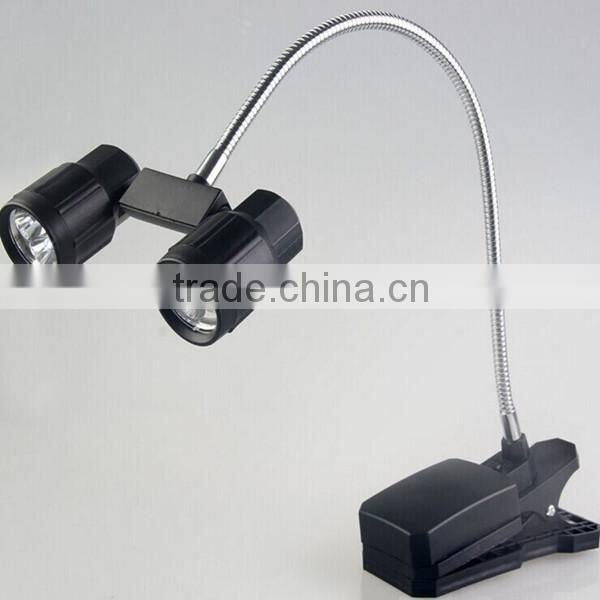 led reading lamp with clip