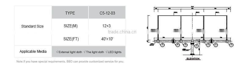 China made solar energy outdoor large highway billboard