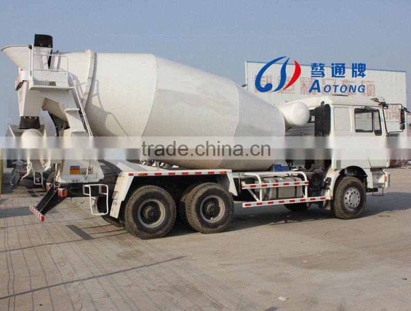 Hot Sale 290HP-370HP 8m3--10m3 Cubic Meters Concrete Mixer Truck Cement Mixer Truck Trailer Cement Mixer Truck Trailer