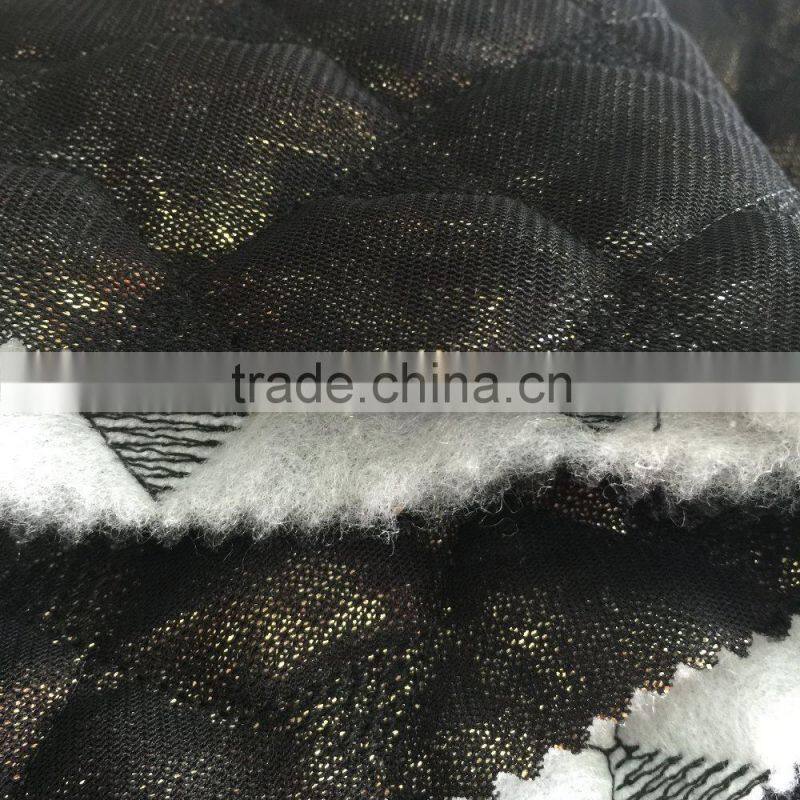 lace embrodiery quilting fabric,thermal fabric for down coat,jacket and garment