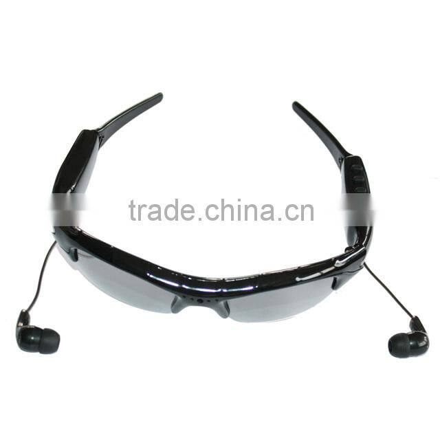 Sport Sunglasses Camera Hidden Vedio DVR Eyewear Glass Voice recorder Camcorder DV With MP3 Player 3107F