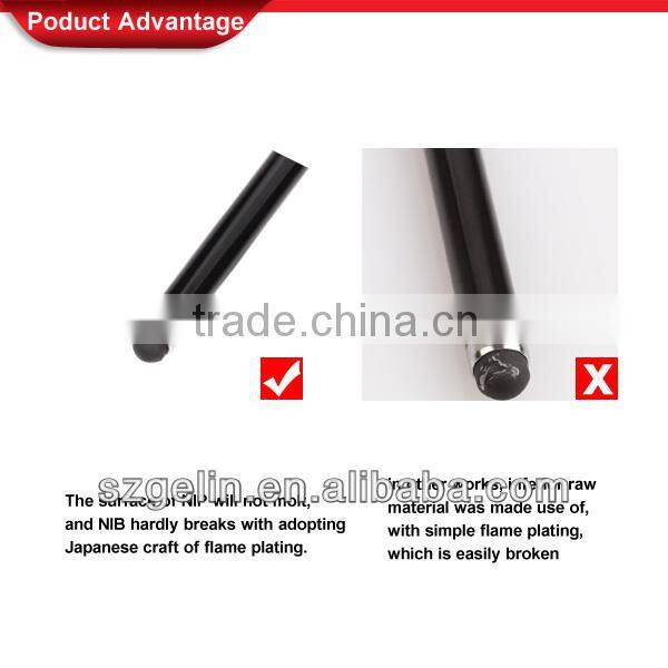 Hot selling capacitive retractable tip stylus for Samsung