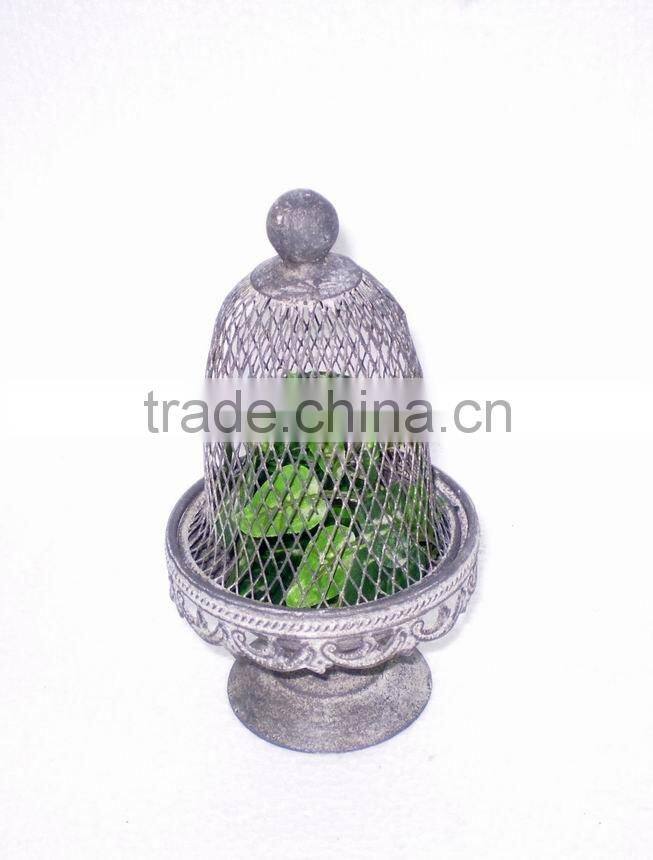 KS4199F-metal wire cage plant holder