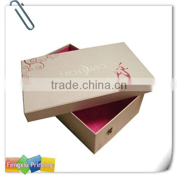 Cardboard Color Shoe Box with Lid