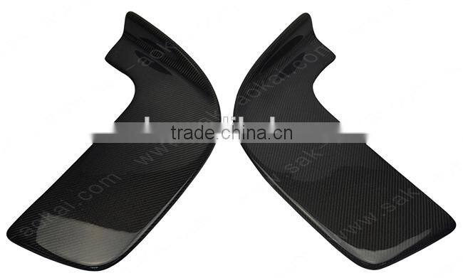 Front bumper splitter flap carbon fiber fit to all cars