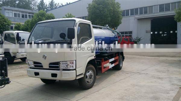 hot sale Dongfeng 4000L sewer sucking truck
