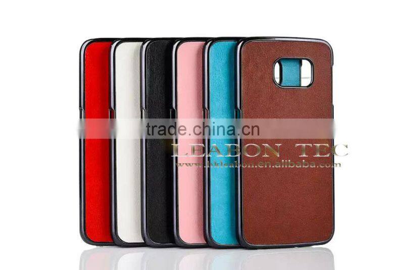 Back Case Cover for Samsung Galaxy S6 Luxury Leather Case Back Case for S6