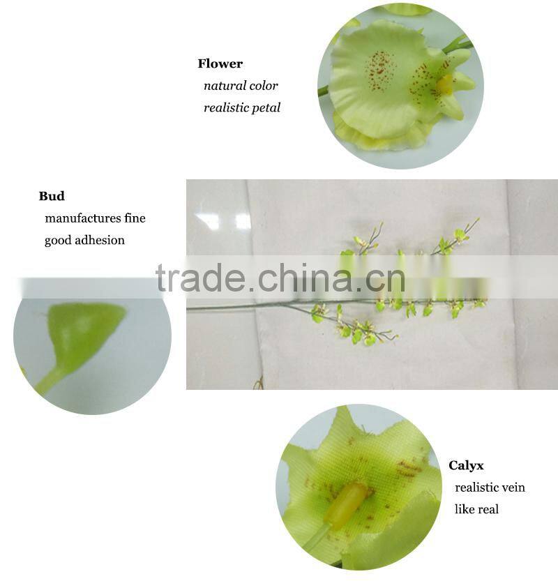 silk flower arrangements blue dancing orchid