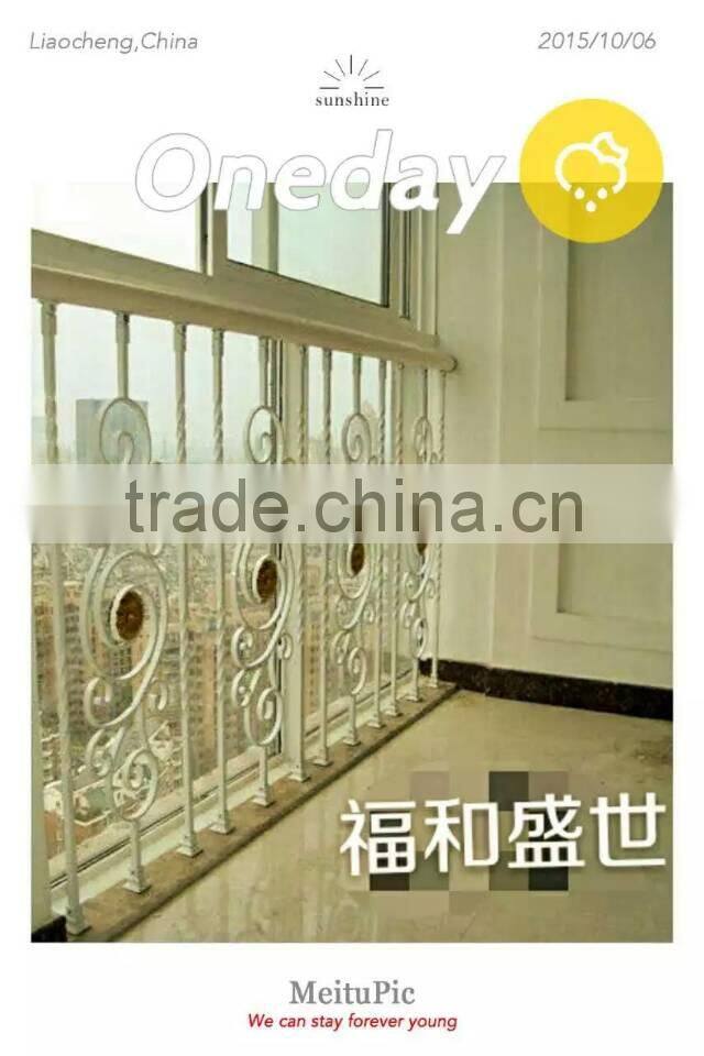 Top-selling ornamental wrought iron picket fencing for outdoor or home and garden factory in guangzhou