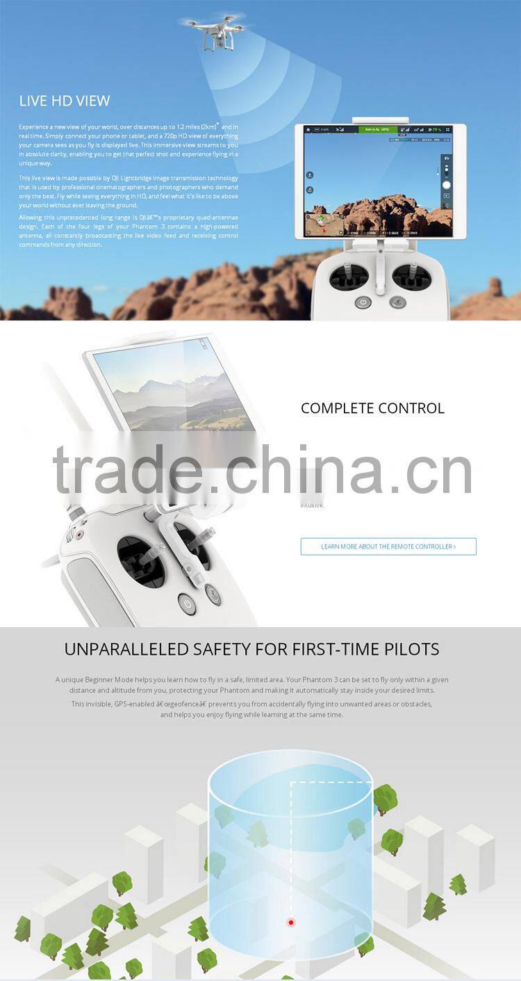New Version dji phantom 3 advanced, professional drone with camera and gps