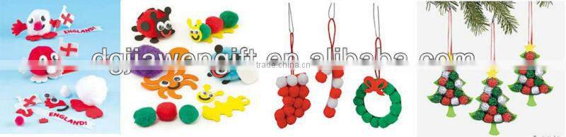 Assorted Color 15mm Cotton Pompom Garland