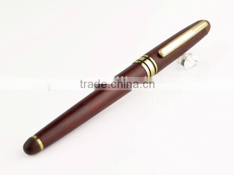 Hot pen Metal Wooden Rolller pen TC-W001f