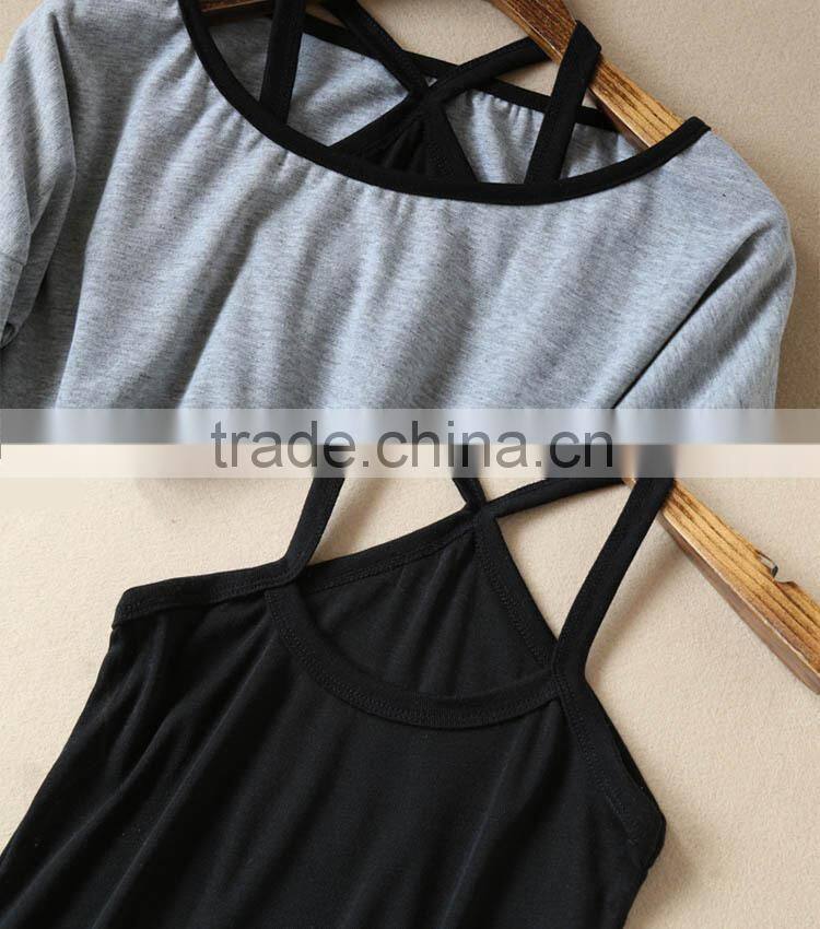 Hot sale fashion training clothes and fitness set or running wear with low prices made in China