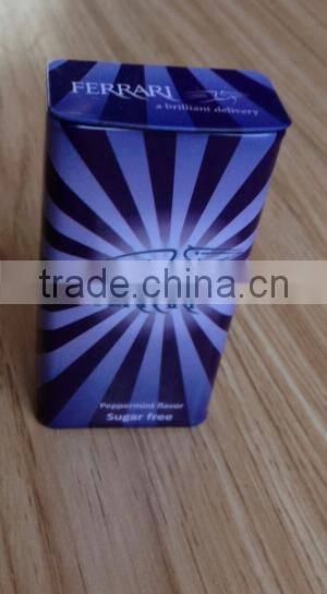 wholesale chewing gun metal tin box