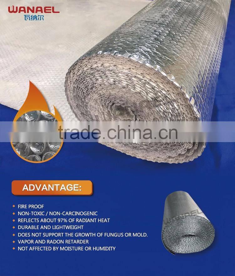 Wanael building material fire resistance aluminium foil thermal insulation materials