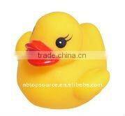 Holiday Shaped Vinyl Soft Duck Baby Bath Kids Toys for promotion