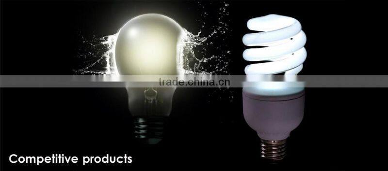 halogen powder Red Color Light Half Spiral Energy Saving Bulb E14