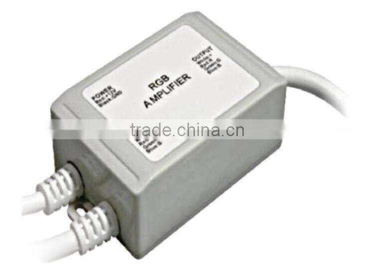 12VDC plastic shell waterproof high power RGB Amplifer for led strip light