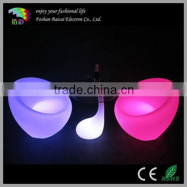 led bar acrylic table & chair light furniture luminous waterproof outdoor