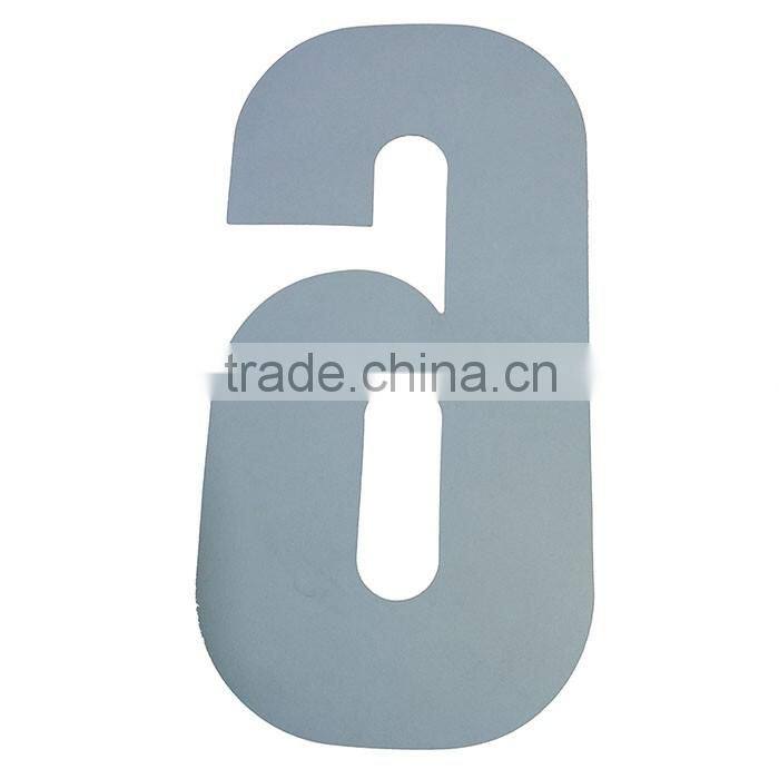 Red reflective pvc Soft Print Label Reflective Number Sticker Card