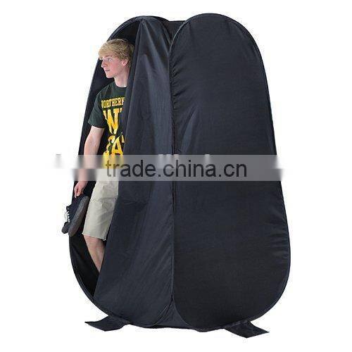 Green privacy shelter pop up change room dressing shower tent with bag