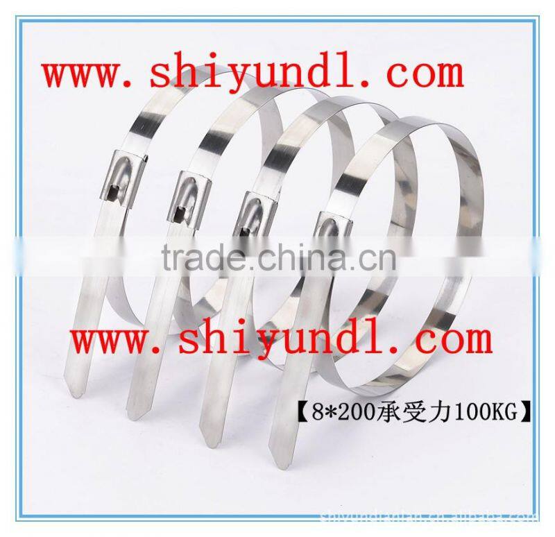 Stainless steel 304 barb nylon cable tie