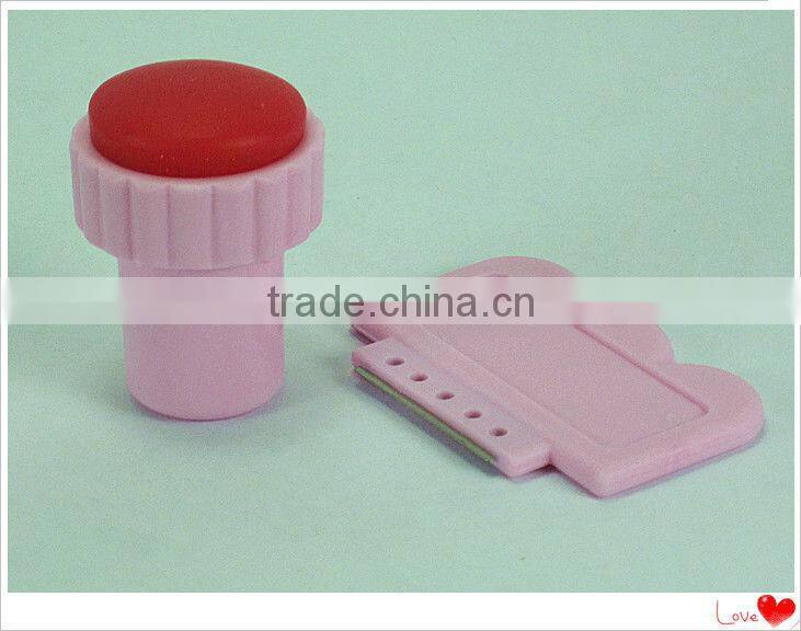 Nail Art stamp and scraper stamping tool