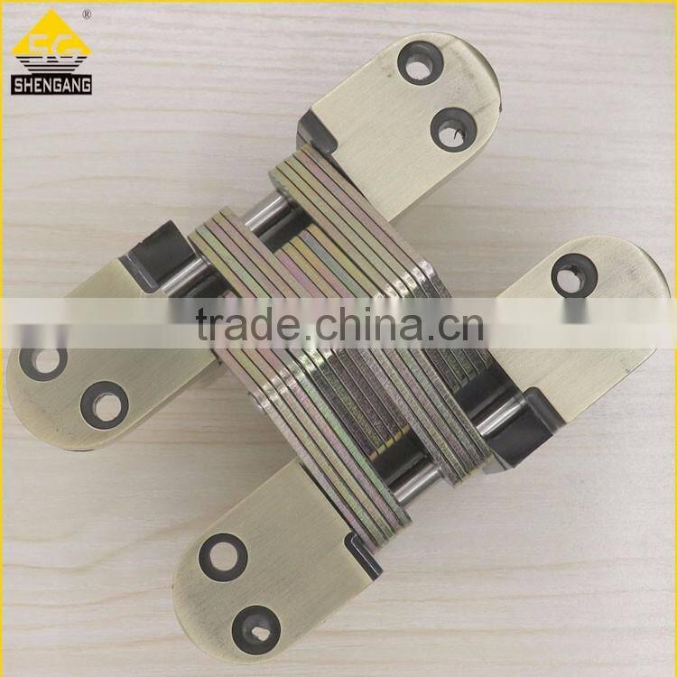 138.8*33.5*50mm zinc alloy easy assembled semi trailer door concealed hinge
