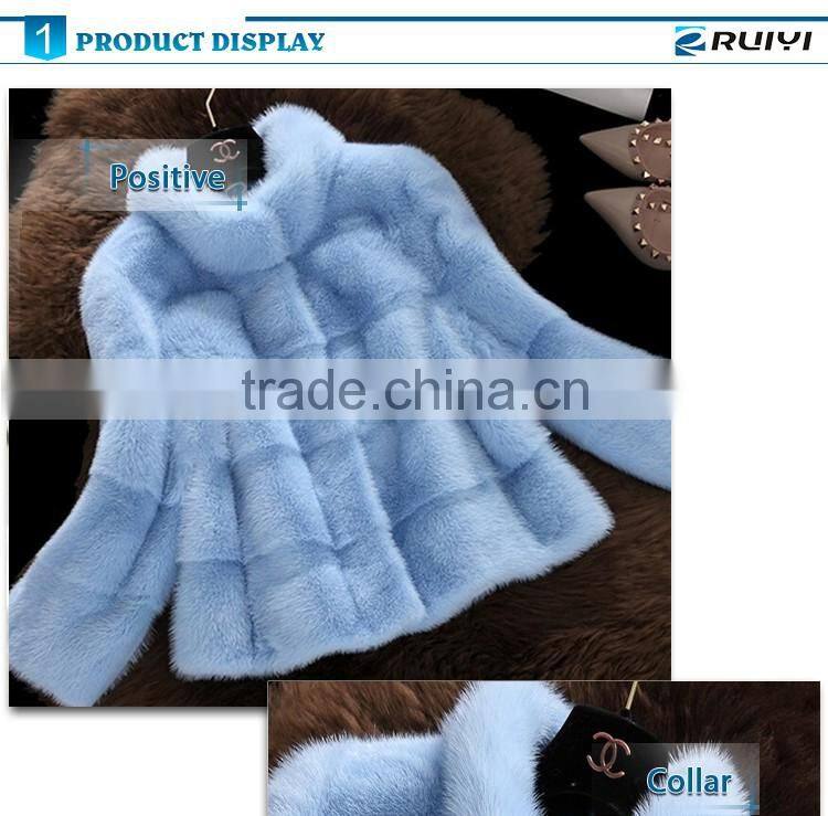 fashion design women clothes luxury artificial fur winter coat