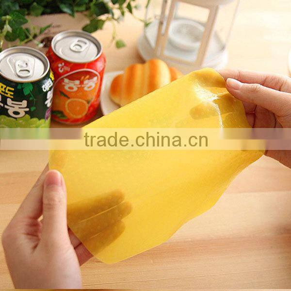 100% Food Grade Soft Design Food Keep Fresh Silicone Food Wrap Wholesale Free Shipping
