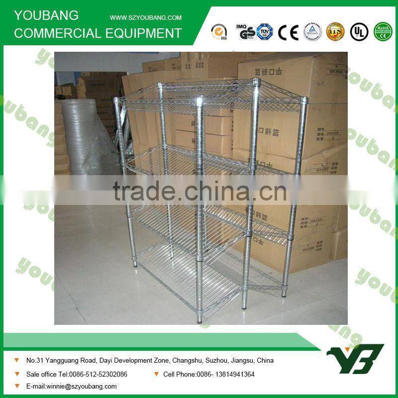 Metal Wire Display Rack For Supermarket