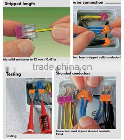 made in china wago push button connectors for junction boxes 773series in large stock
