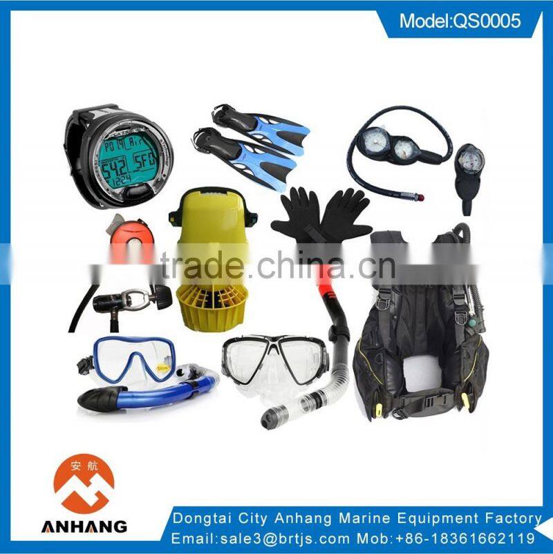 adult scuba silicone snorkel diving mask