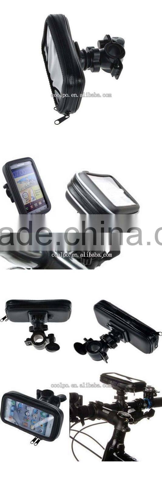 Waterproof Mobile Phone Bicycle Handlebar Mount Case Holder Fit for iPhone 4/5