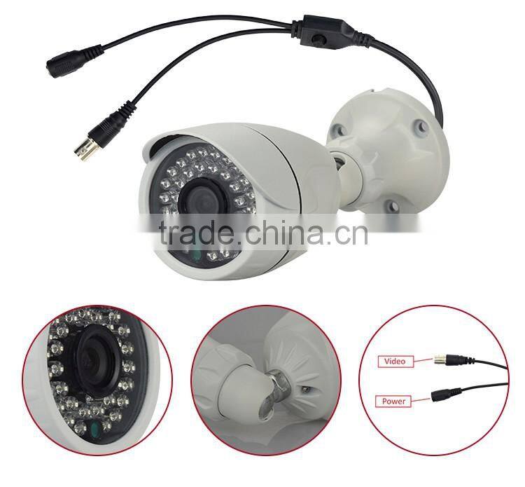 Outdoor HD IR Bullet Camera Factory Supply Sony WDR OSD Bullet IR Waterproof Camera