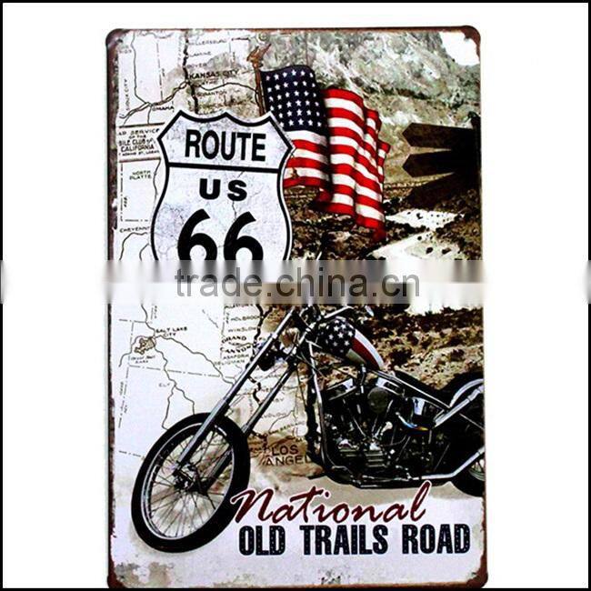 Vintage decorative Tin beer signs