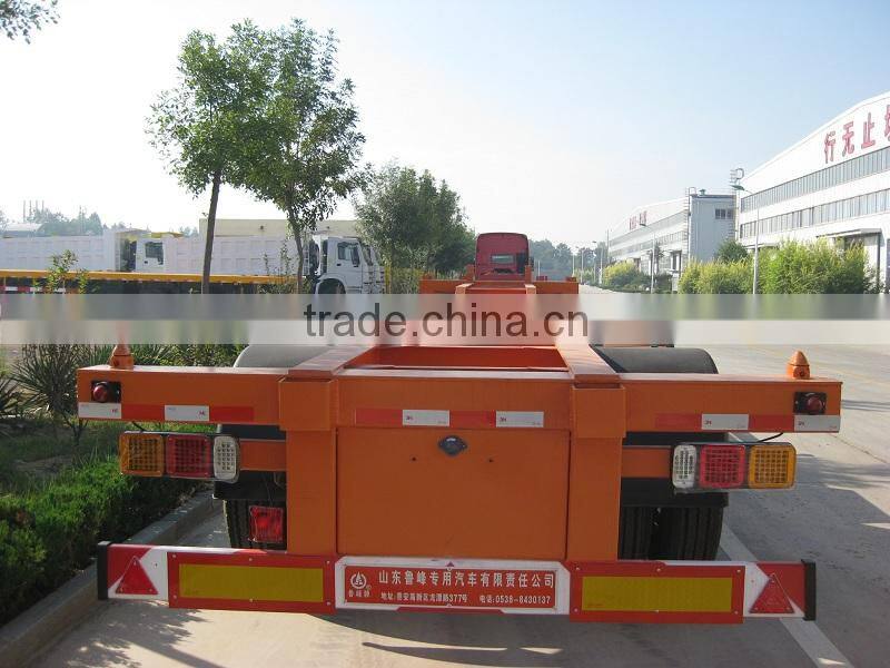 container transportation two axles and three axles skeletal semi trailer