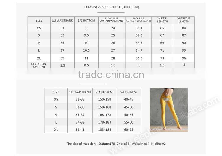 3D digital sublimation printing yoga skinny leggings